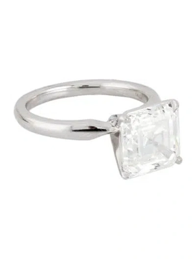 Pre-owned Engagement Ring 5.01ct Lab-grown Diamond  In Multi