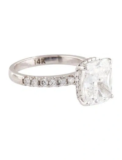 Pre-owned Engagement Ring 5.02ct Lab-grown Diamond  In Multi