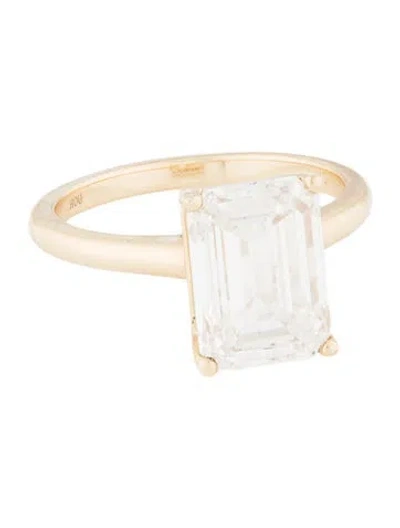 Pre-owned Engagement Ring 5.02ctw Lab-grown Diamond  In Multi