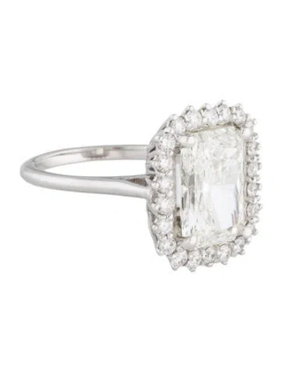 Pre-owned Engagement Ring 5.02ctw Lab-grown Diamond  In Multi