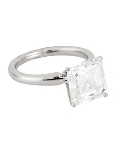 Pre-owned Engagement Ring 5.03ct Lab-grown Diamond  In Multi