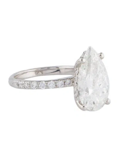 Pre-owned Engagement Ring 5.03ct Lab-grown Diamond  In Multi