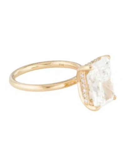 Pre-owned Engagement Ring 5.03ctw Lab-grown Diamond  In Multi