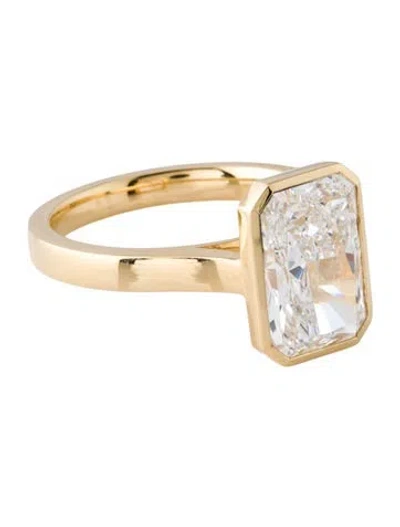 Pre-owned Engagement Ring 5.06ct Lab-grown Diamond  In Multi