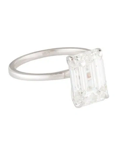 Pre-owned Engagement Ring 5.06ctw Lab-grown Diamond  In Multi