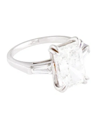 Pre-owned Engagement Ring 5.09ct Lab-grown Diamond  In Multi