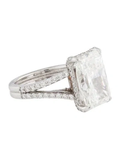 Pre-owned Engagement Ring 5.12ctw Lab-grown Diamond  In Multi