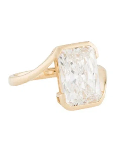 Pre-owned Engagement Ring 5.13ct Lab-grown Diamond Enagagement Ring In Multi