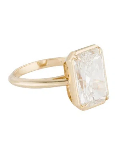 Pre-owned Engagement Ring 5.16ct Lab-grown Diamond  In Multi