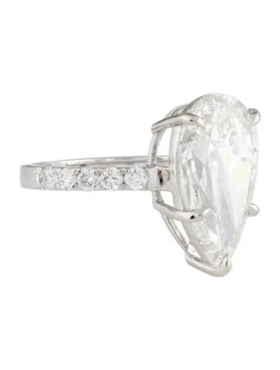 Pre-owned Engagement Ring 5.51ct Lab-grown Diamond Engagement In Multi