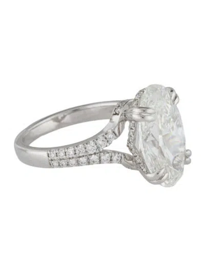 Pre-owned Engagement Ring 5.83ctw Lab-grown Diamond  In Multi