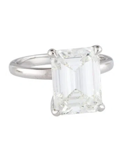 Pre-owned Engagement Ring 6.00ct Lab-grown Diamond  In Multi