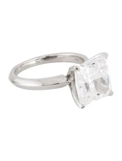 Pre-owned Engagement Ring 6.03ct Lab-grown Diamond  In Multi