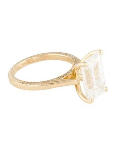 Pre-owned Engagement Ring 6.04ctw Lab-grown Diamond  In Multi