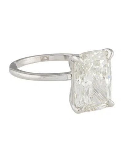 Pre-owned Engagement Ring 6.15ct Lab-grown Diamond Solitaire  In Multi