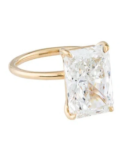 Pre-owned Engagement Ring 6.59ct Lab-grown Diamond Solitaire  In Multi