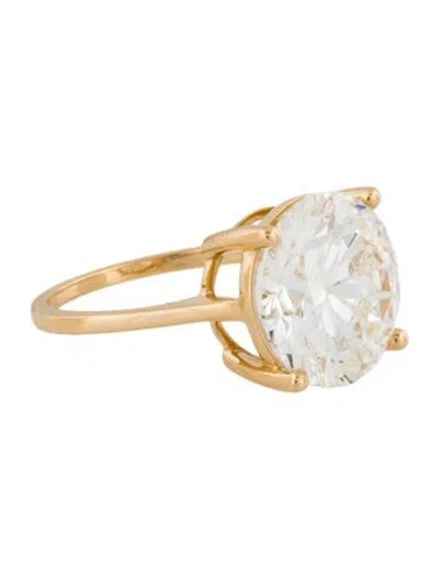 Pre-owned Engagement Ring 6.78ct Lab-grown Diamond Solitaire Engagment Ring In Multi