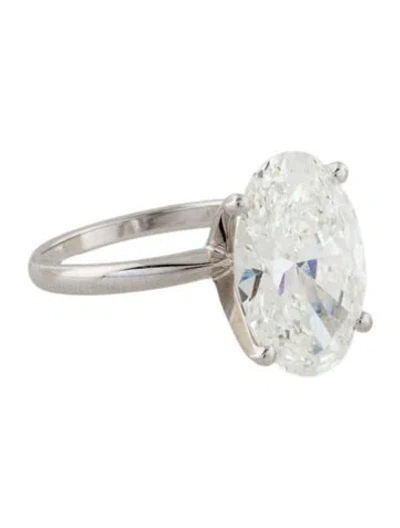 Pre-owned Engagement Ring 7.01 Lab-grown Diamond  In Multi