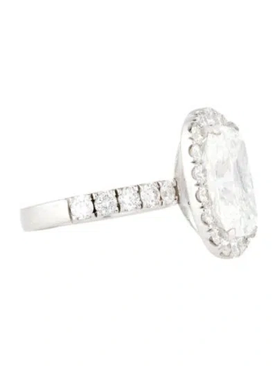 Pre-owned Engagement Ring 7.13ct Lab-grown Diamond  In Multi