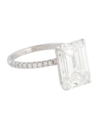 Pre-owned Engagement Ring 7.17ctw Lab-grown Diamond  In Multi
