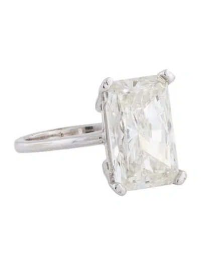 Pre-owned Engagement Ring 7.19ct Lab-grown Diamond Solitaire  In Multi