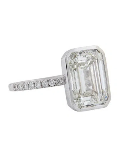Pre-owned Engagement Ring 7.20ct Lab-grown Diamond  In Multi
