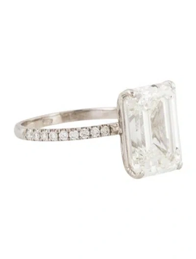 Pre-owned Engagement Ring 7.21ct Lab-grown Diamond  In Multi