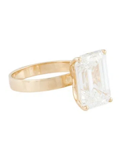 Pre-owned Engagement Ring 7.28ct Lab-grown Diamond Solitaire Engagment Ring In Multi