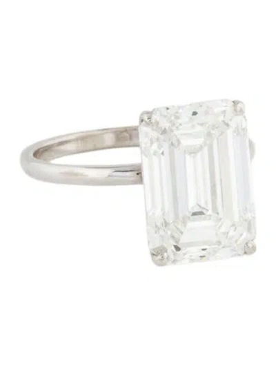 Pre-owned Engagement Ring 7.45ct Lab-grown Diamond Solitaire  In Multi