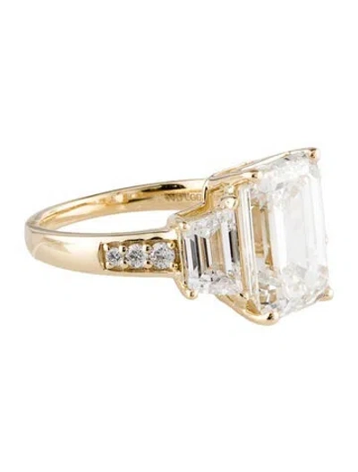 Pre-owned Engagement Ring 7.70ctw Lab-grown Diamond  In Multi