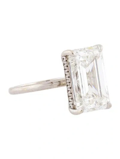 Pre-owned Engagement Ring 8.04ct Lab-grown Diamond  In Multi