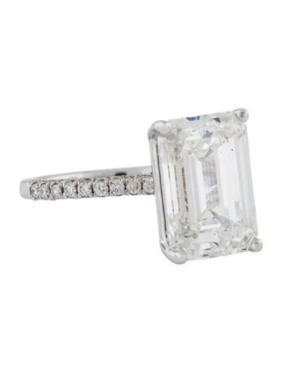 Pre-owned Engagement Ring 8.23ct Lab-grown Diamond  In Multi