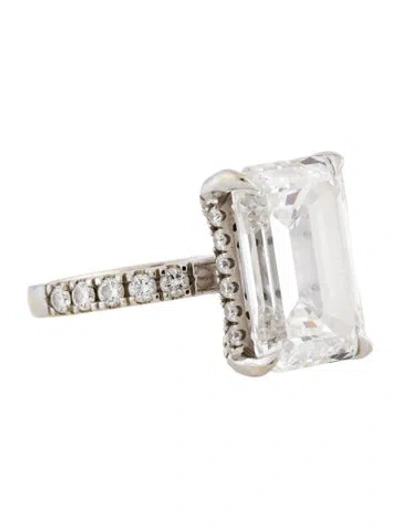 Pre-owned Engagement Ring 8.45ct Lab-grown Diamond  In Multi