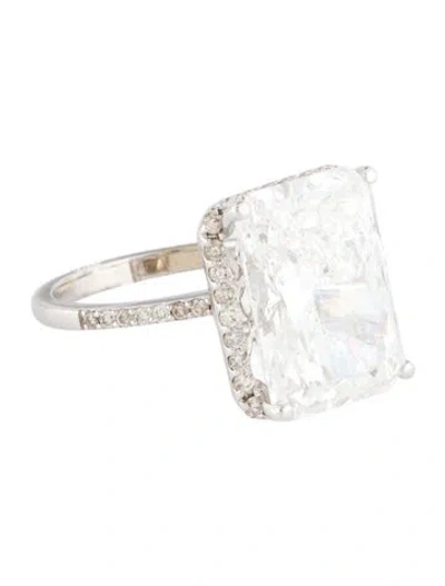 Pre-owned Engagement Ring 9.48ctw Lab-grown Diamond  In Multi