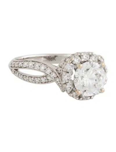 Pre-owned Engagement Ring Amavida 1.38ct Lab-grown Diamond  In Multi