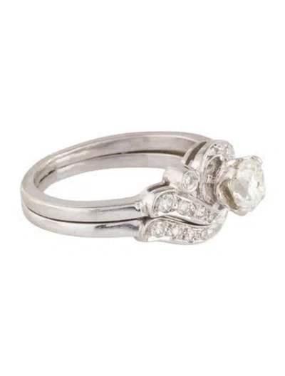 Pre-owned Engagement Ring Diamond  In Multi