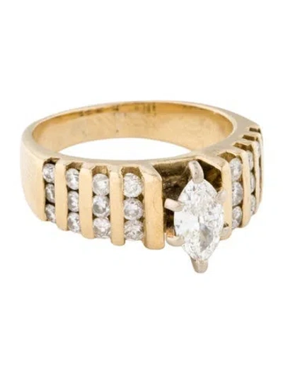 Pre-owned Engagement Ring Diamond  In Multi