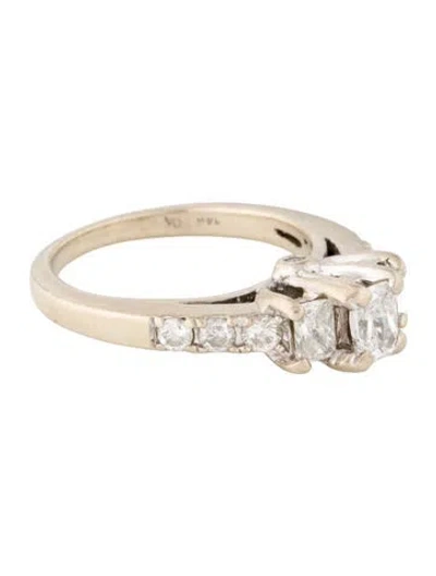 Pre-owned Engagement Ring Diamond  In Multi