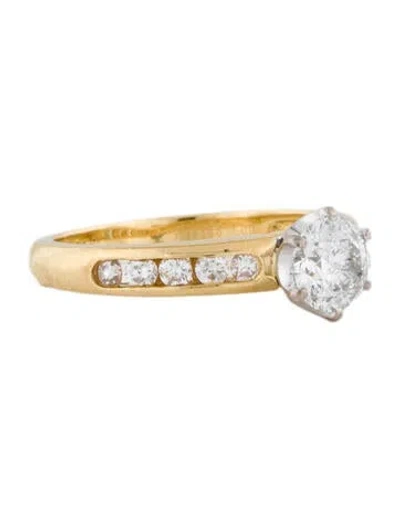 Pre-owned Engagement Ring Diamond  In Multi
