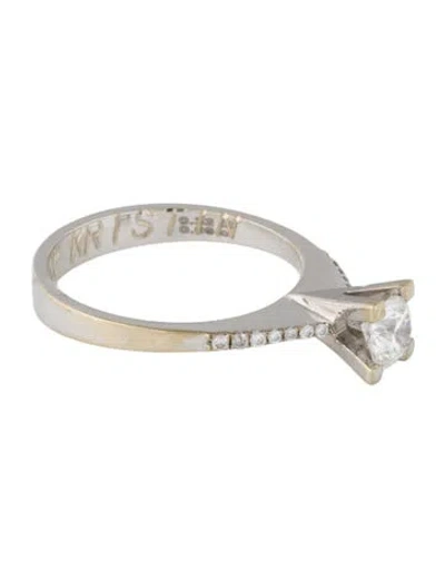 Pre-owned Engagement Ring Diamond  In Multi
