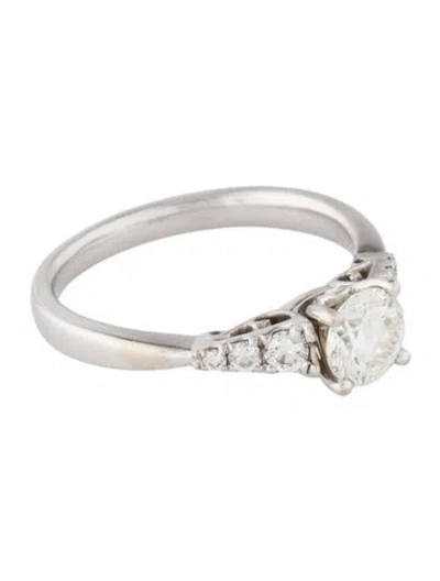 Pre-owned Engagement Ring Diamond  In Multi