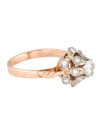 Pre-owned Engagement Ring Diamond  In Multi