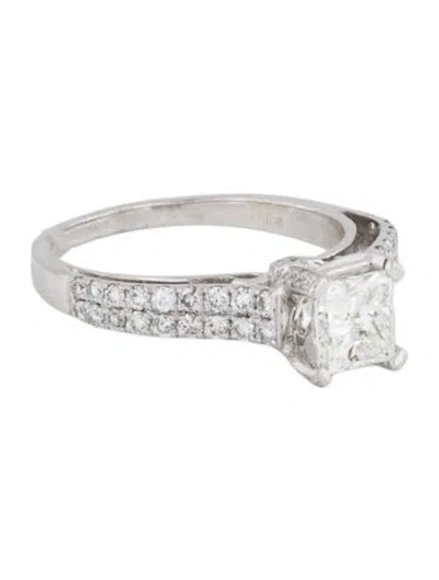 Pre-owned Engagement Ring Diamond  In Multi