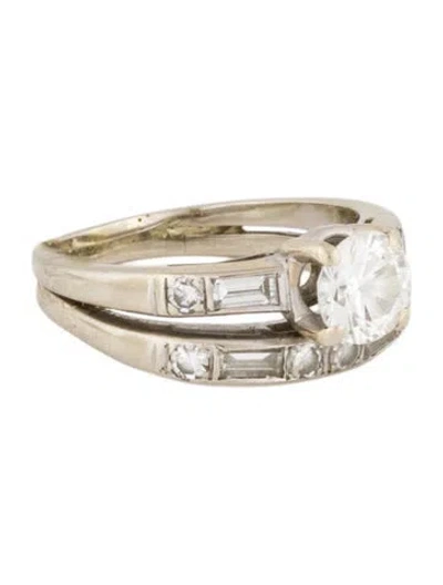 Pre-owned Engagement Ring Diamond  In Multi