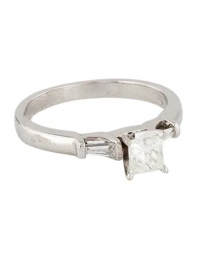 Pre-owned Engagement Ring Diamond  In Multi