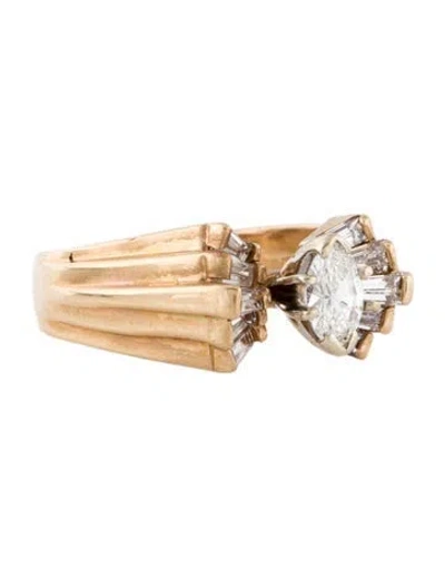 Pre-owned Engagement Ring Diamond  In Multi