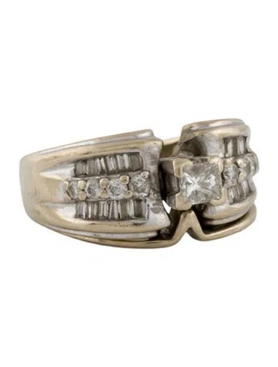 Pre-owned Engagement Ring Diamond  In Multi