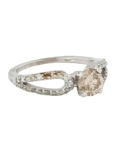 Pre-owned Engagement Ring Diamond  In Multi