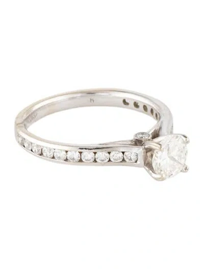 Pre-owned Engagement Ring Diamond  In Multi