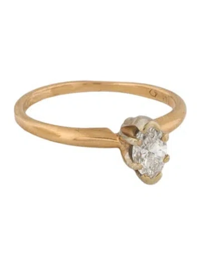 Pre-owned Engagement Ring Diamond  In Multi